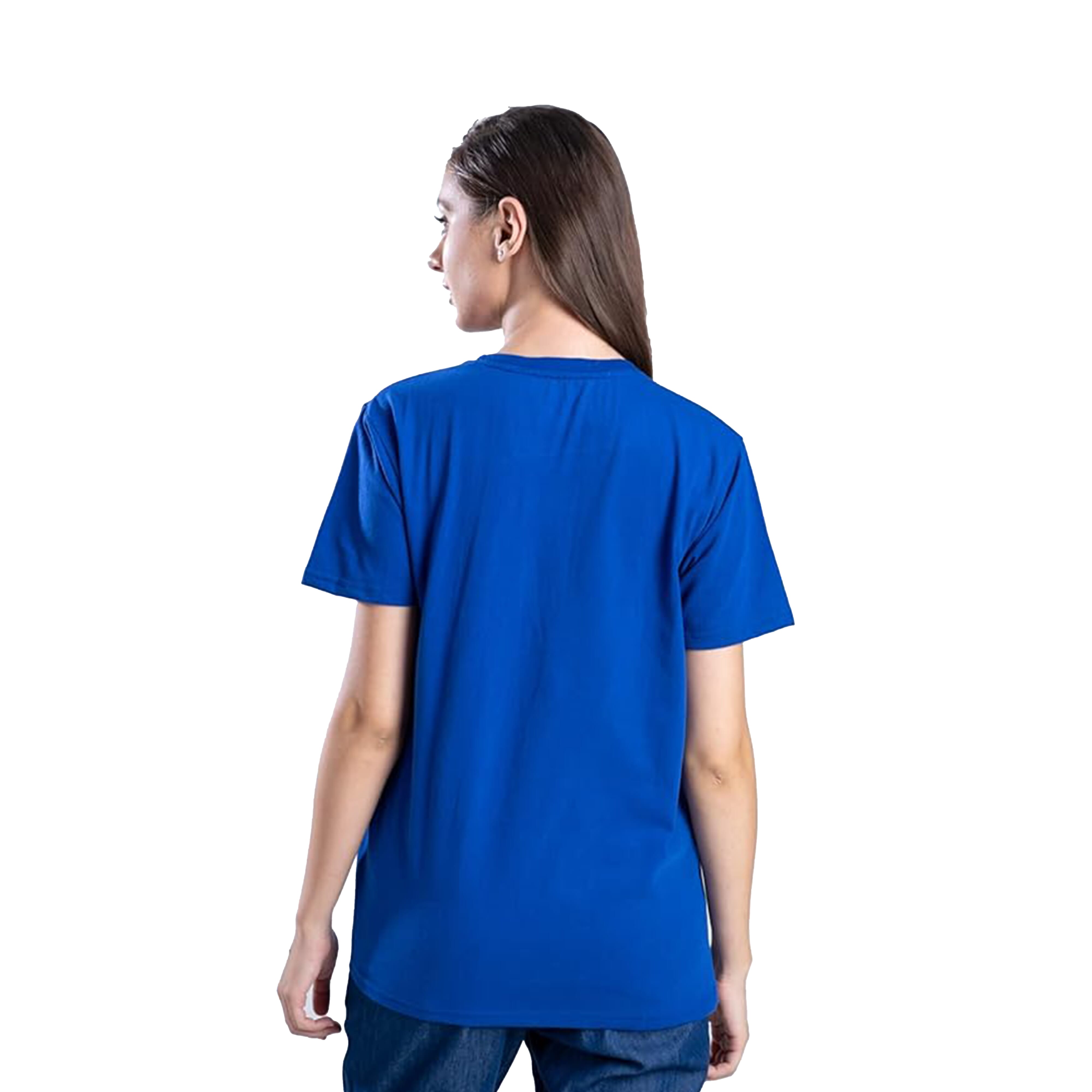 Women's Round Neck A1 T- Shirt - Royal Blue